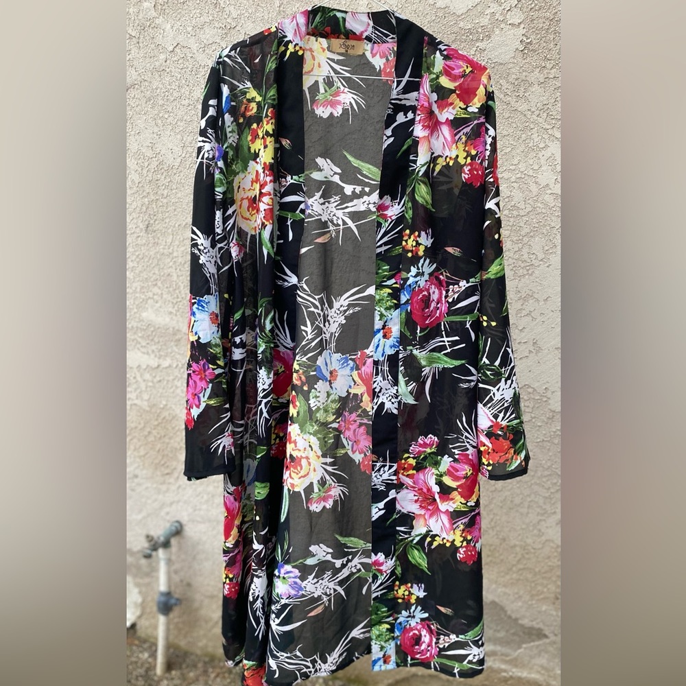 NW Jorja Intimate & Sleepwear Floral Kimono Sz M
